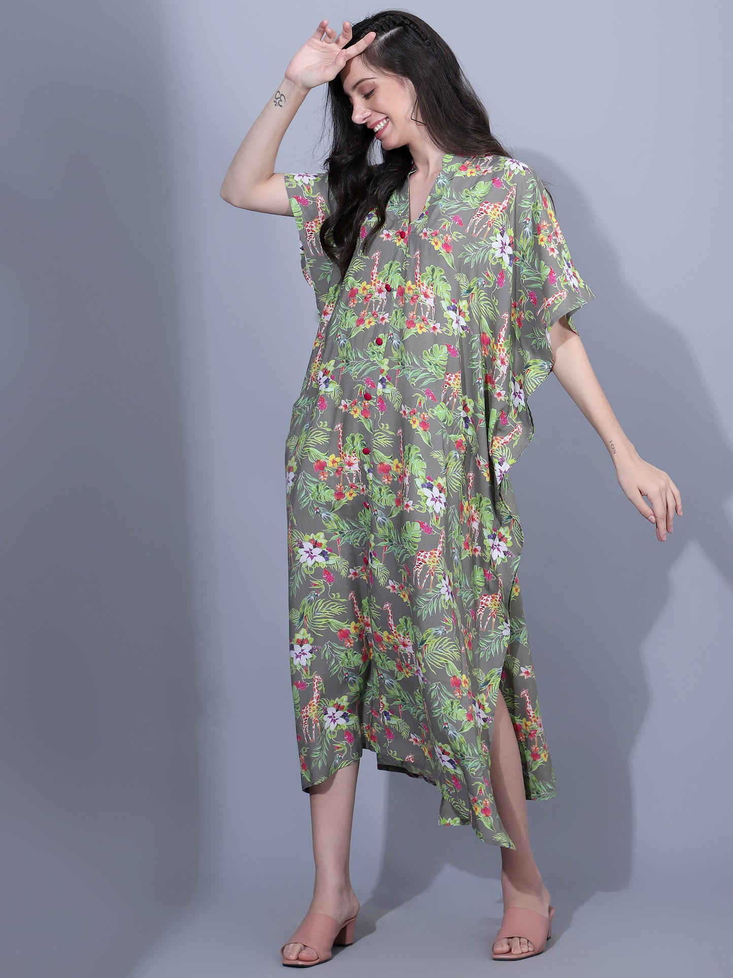 Nature Nectar Kaftan Dress