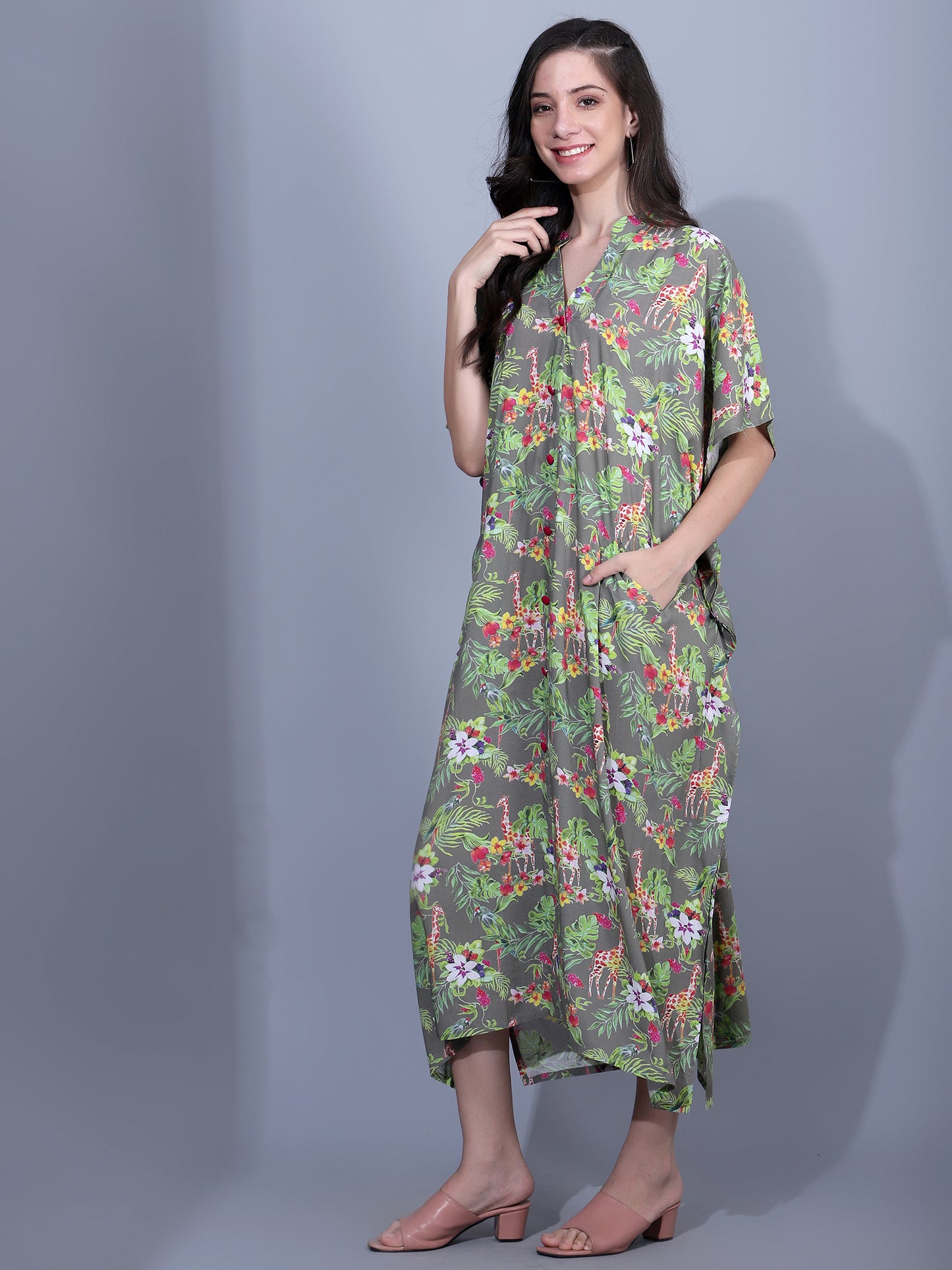 Nature Nectar Kaftan Dress