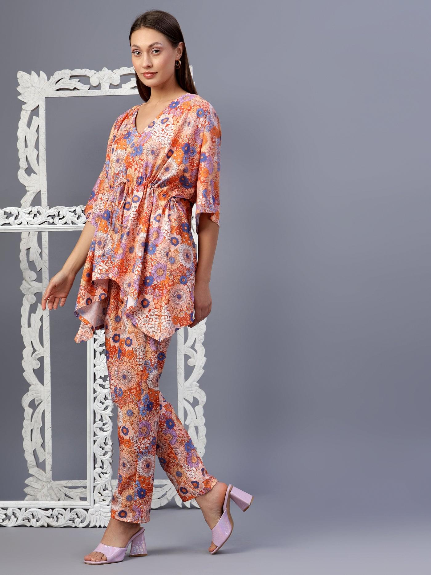 Ocean Breeze Kaftan Style Coord Set