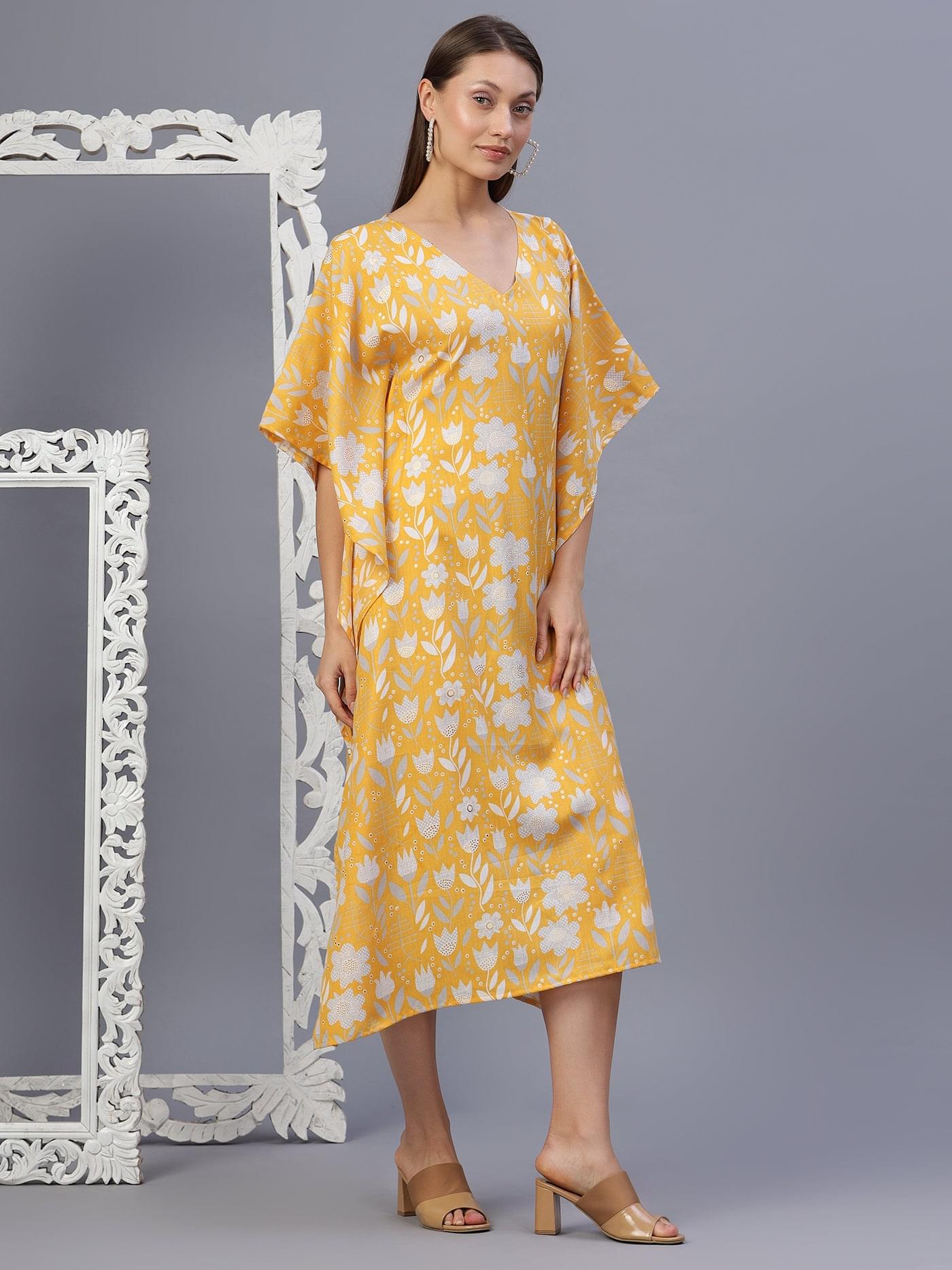 Desert Days Printed Kaftan Dress