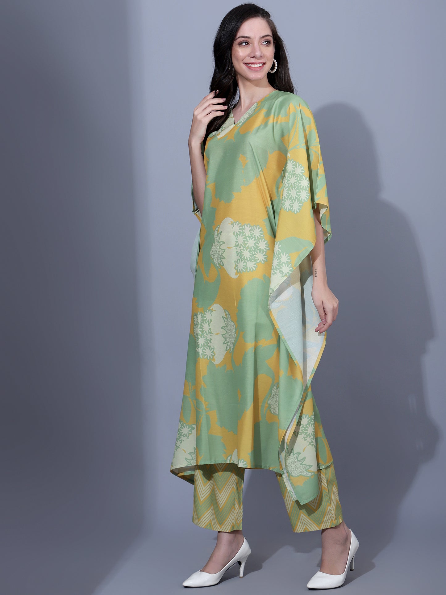 Celestical Serenity Kaftan Style Suit - Set of 2