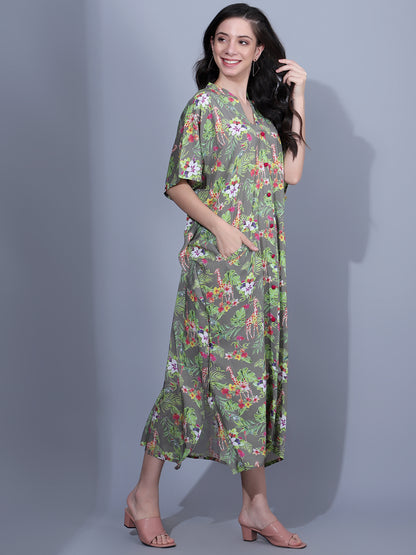 Nature Nectar Kaftan Dress