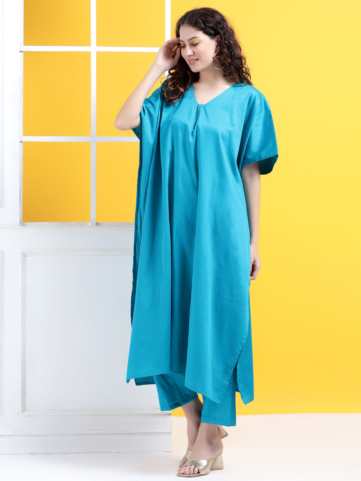 Pure Simplicity Kaftan Style Suit - Set of 2