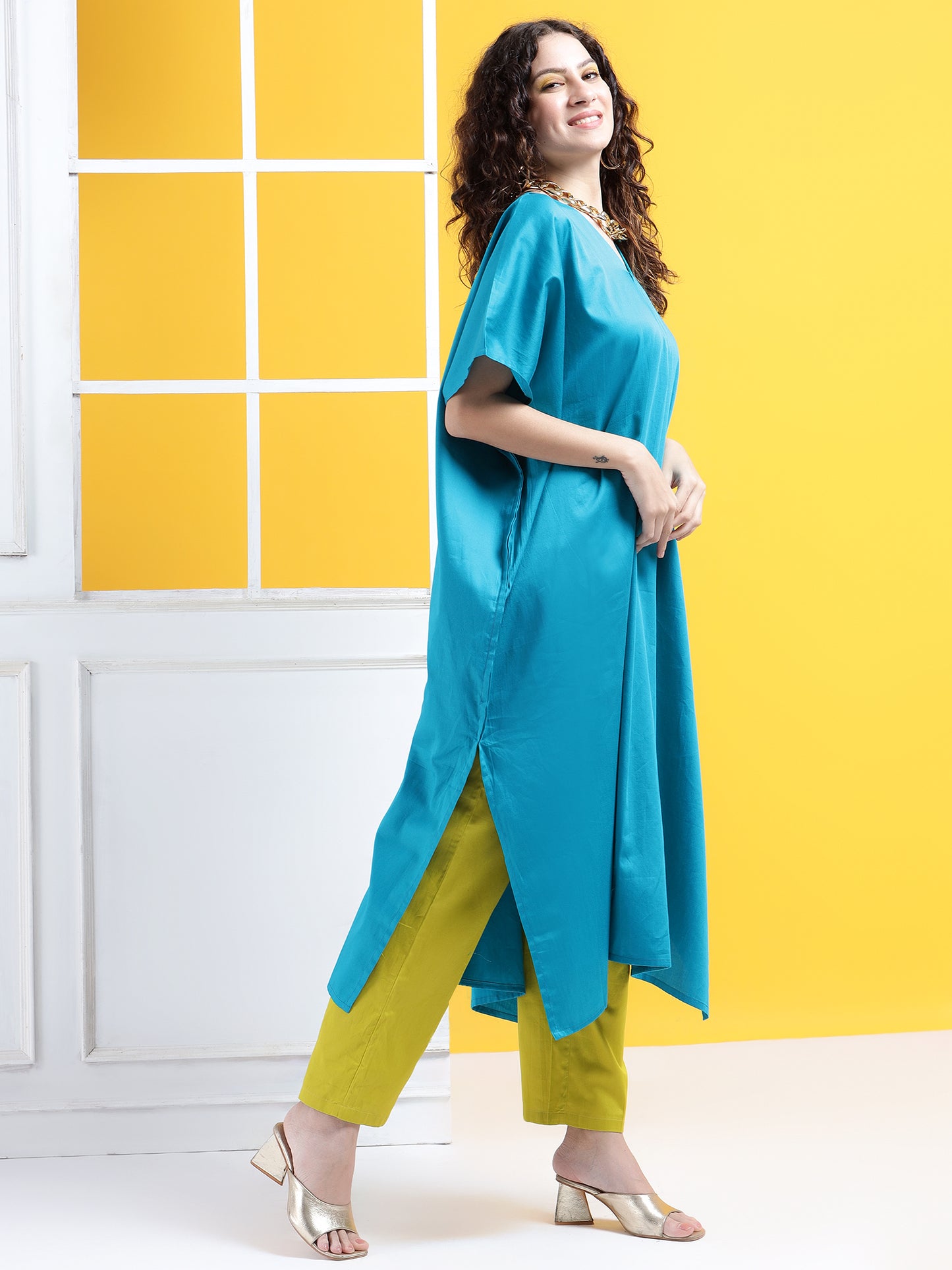 Pure Simplicity Kaftan Style Suit - Set of 2