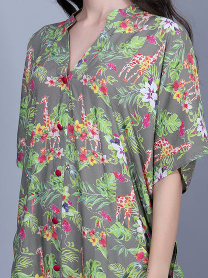 Nature Nectar Kaftan Dress