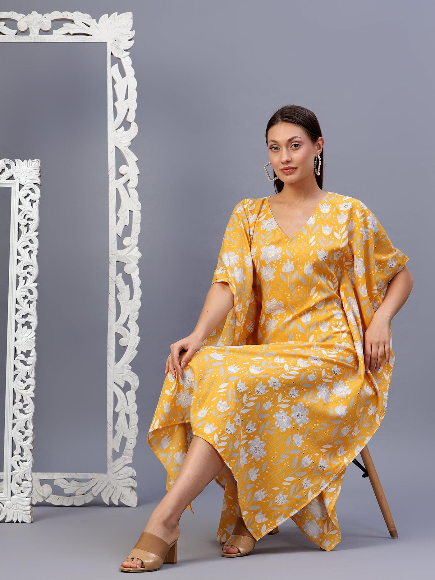 Desert Days Printed Kaftan Dress