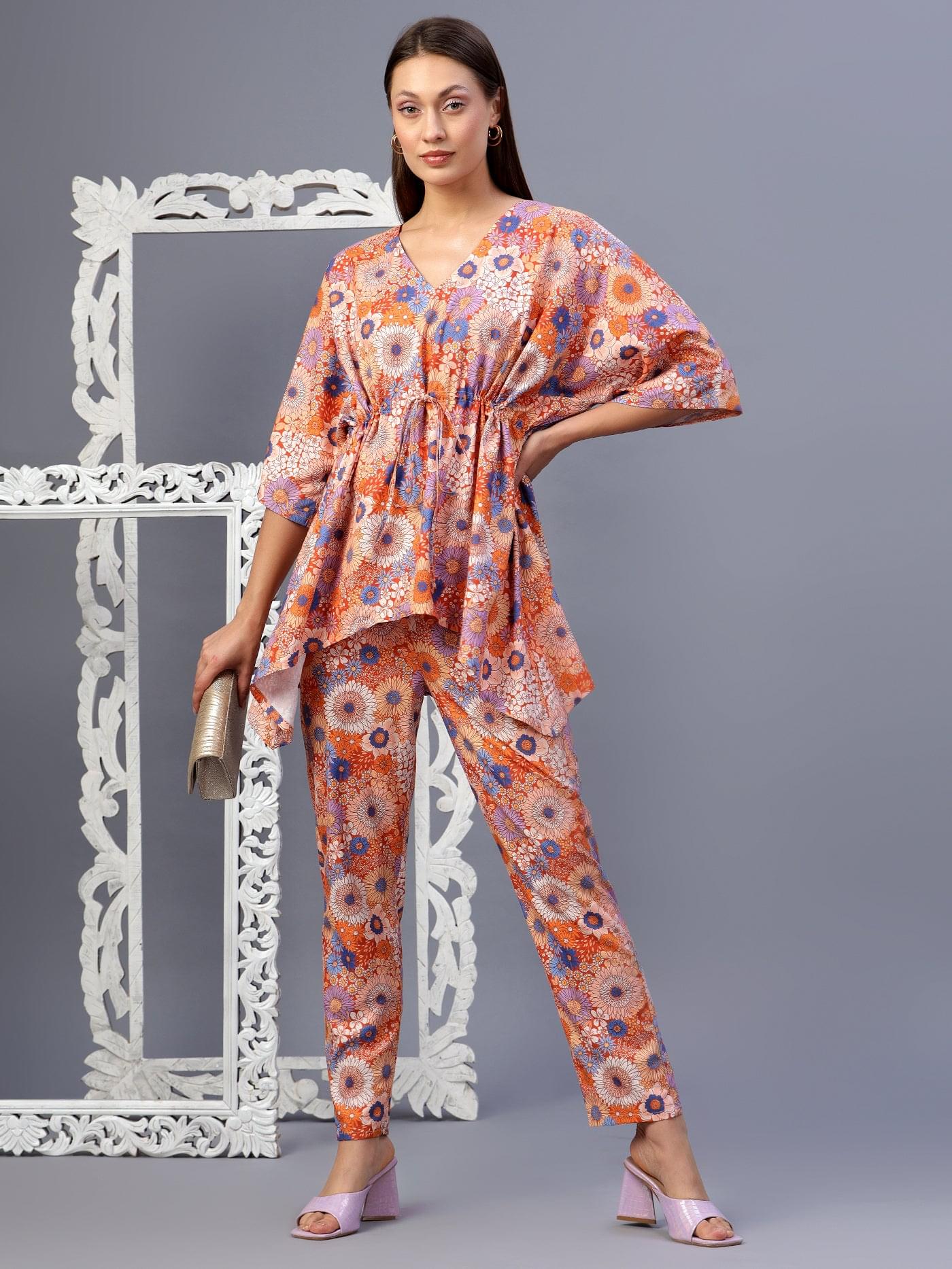 Ocean Breeze Kaftan Style Coord Set