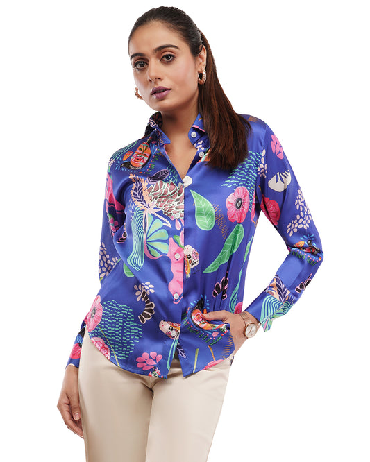 HOK Floral print casual shirt