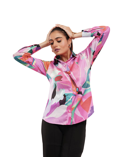 HOK Playful colours casual shirt