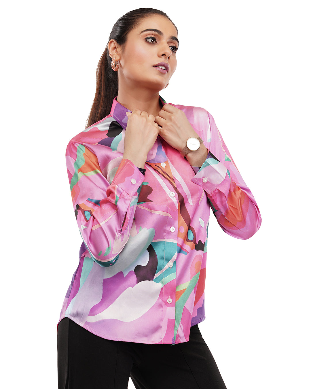 HOK Playful colours casual shirt