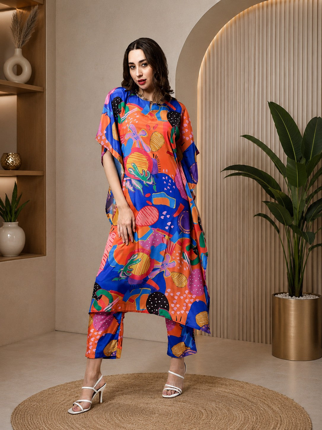 Bohemian Bliss Kaftan Style Suit