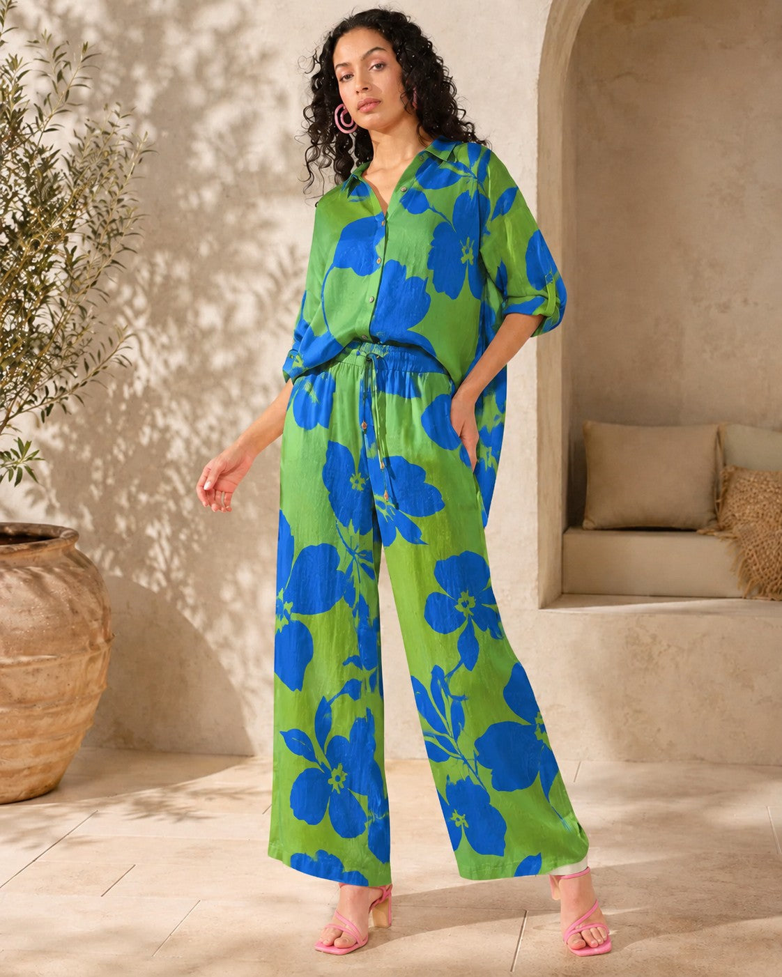 Floral Breeze Pure Modal Coord Set