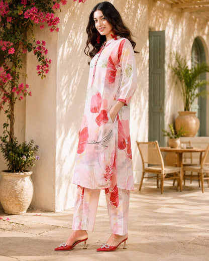 Summer style Pure Rayon Suit set