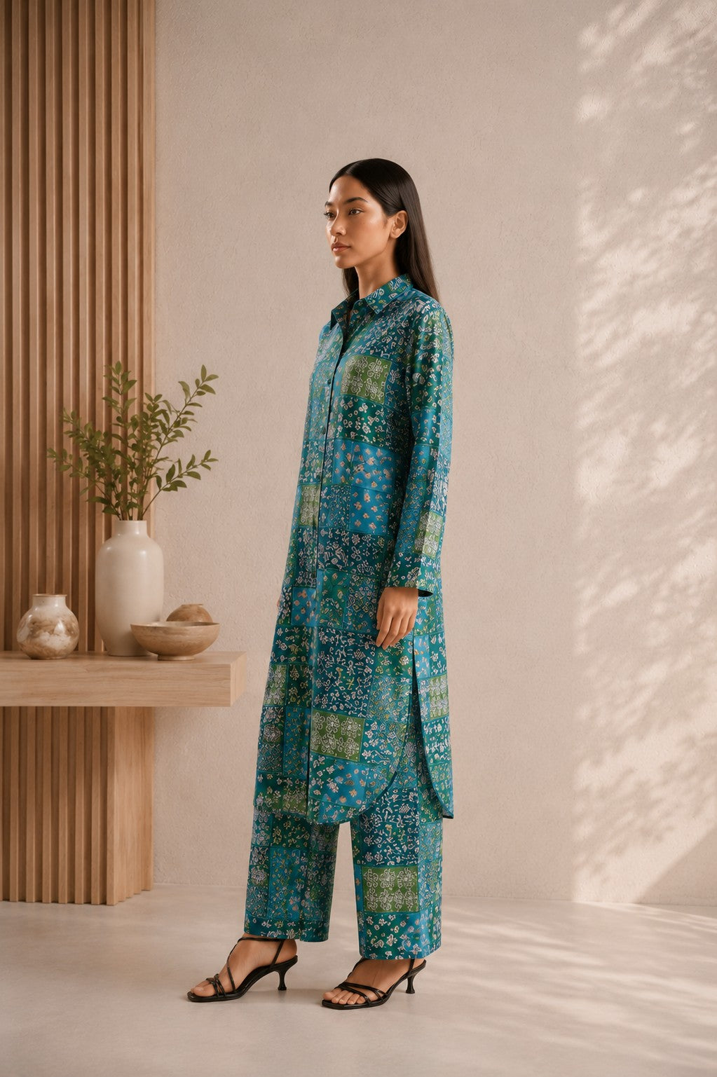 Meadow Mosaic Pure Muslin Coord Set