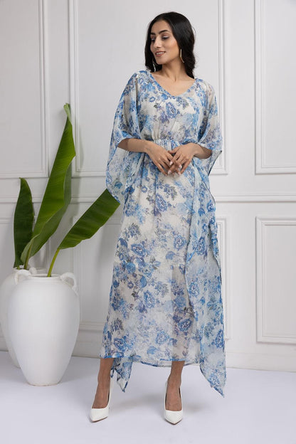 Oceanic Oasis Kaftan Style Beachwear