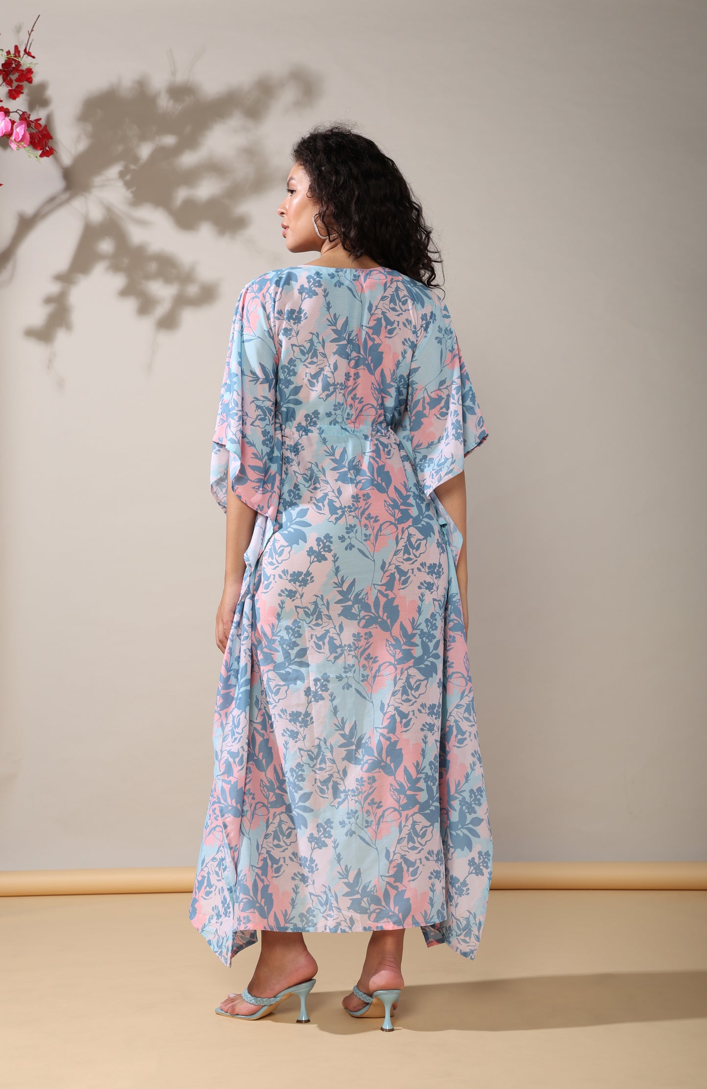 Radiant long kaftan dress