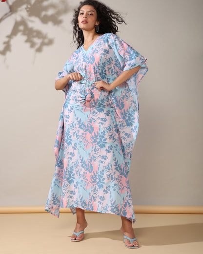 Radiant long kaftan dress