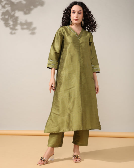 HOK Ensemble - Olive green suit set