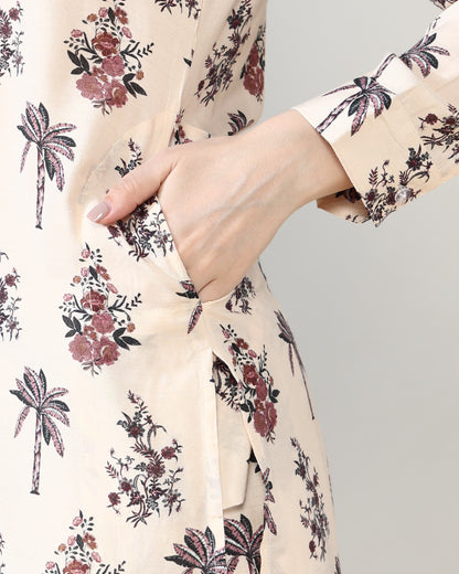 Blush Garden Pure Muslin Suit Set of 2