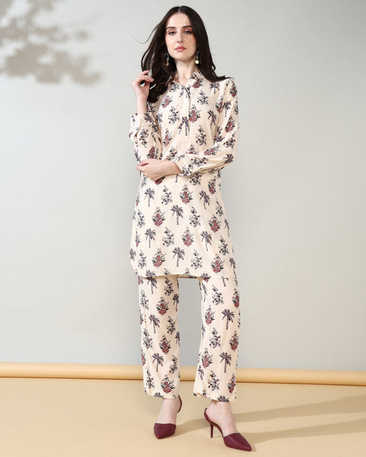 Blush Garden Pure Muslin Suit Set of 2