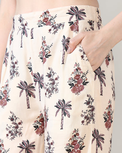 Blush Garden Pure Muslin Suit Set of 2