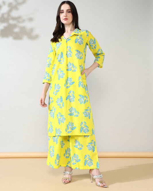Elegant Summer Pure Cotton Suit Set of 2