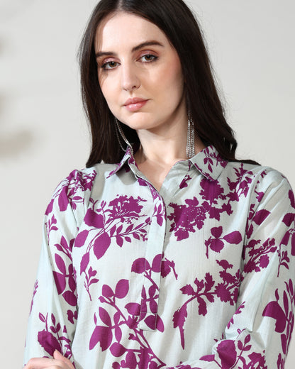 Purple hues Pure Cotton Suit Set of 2