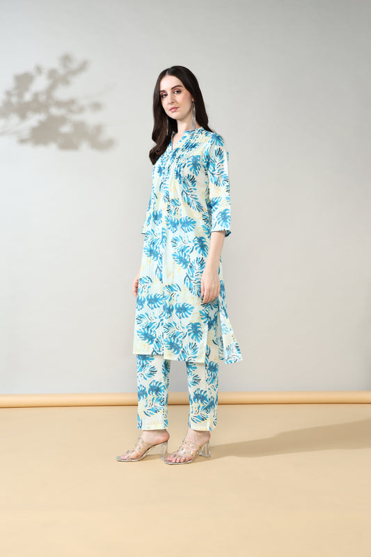 Sky leaves Pure Cotton Suit Set of 2