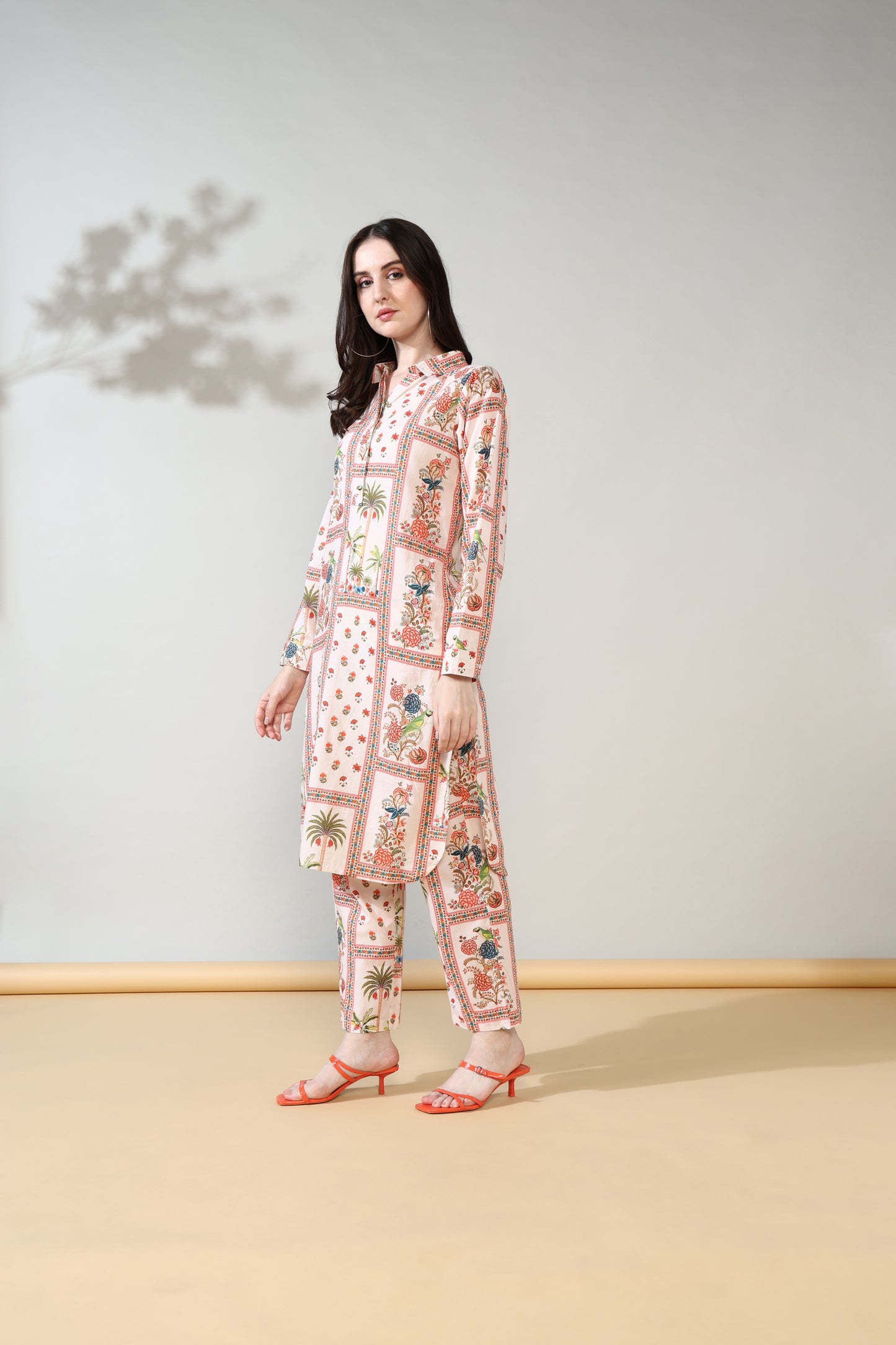 Coastal beige Pure Cotton Suit Set of 2