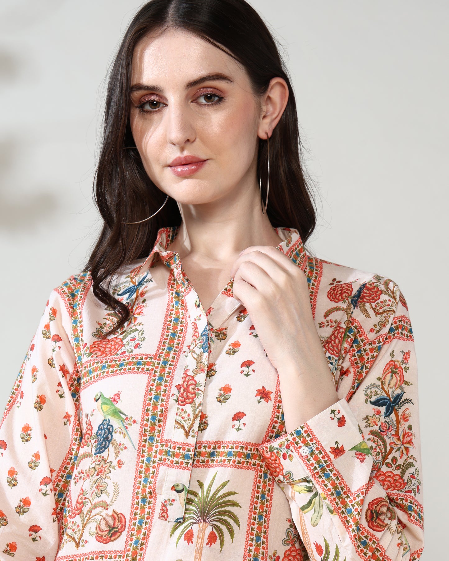 Coastal beige Pure Cotton Suit Set of 2