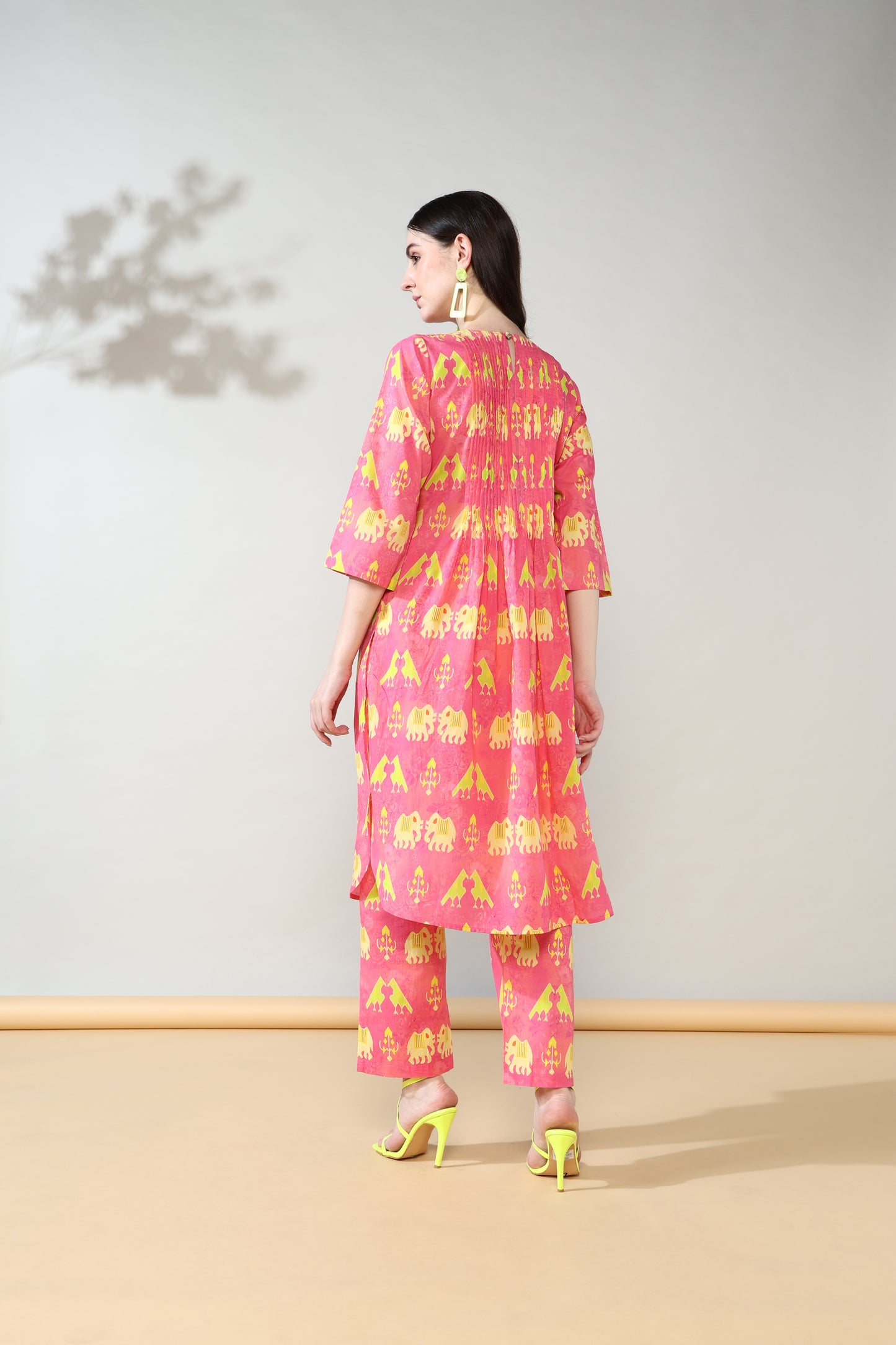 Pink neon Pure Cotton Suit Set of 2