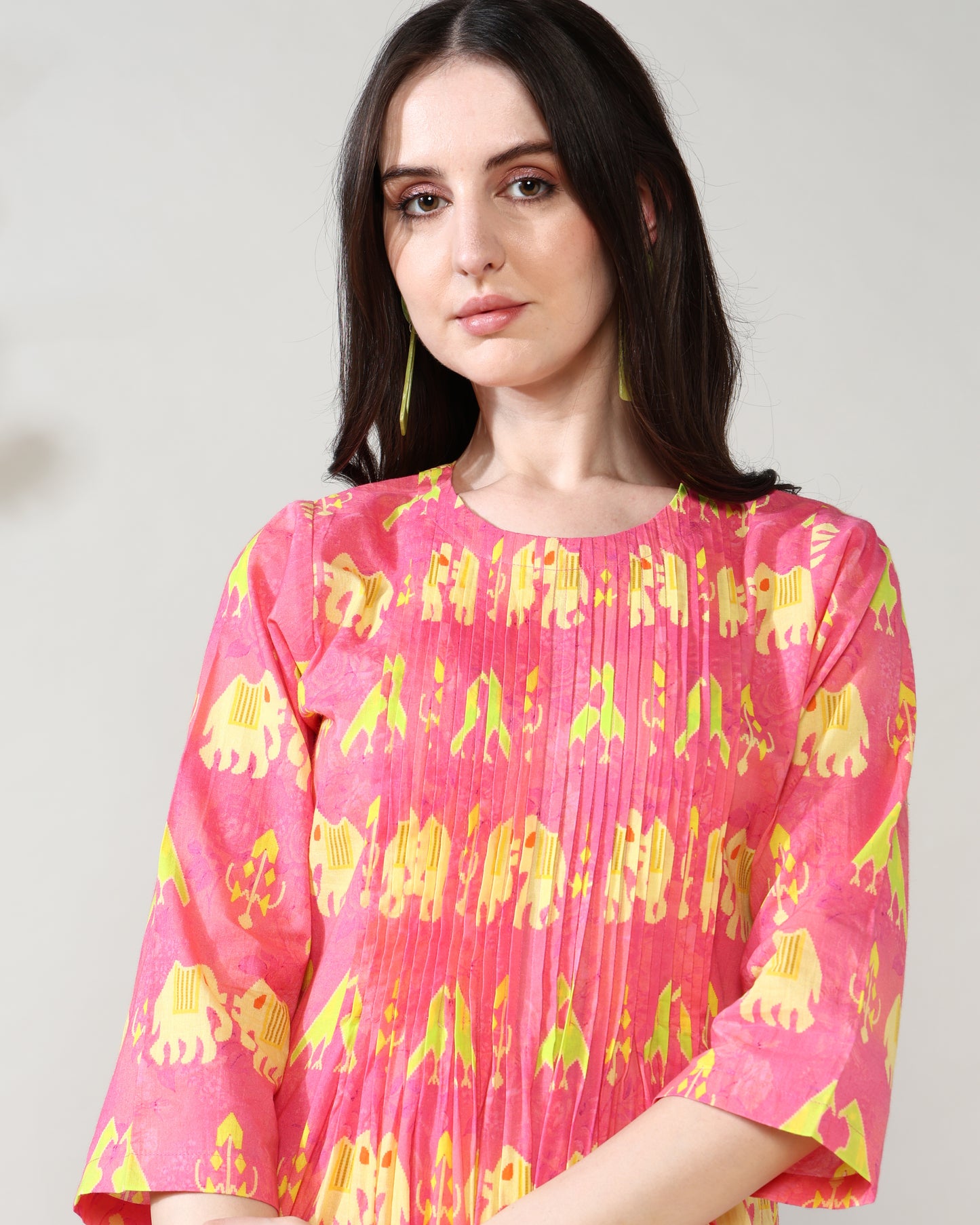 Pink neon Pure Cotton Suit Set of 2