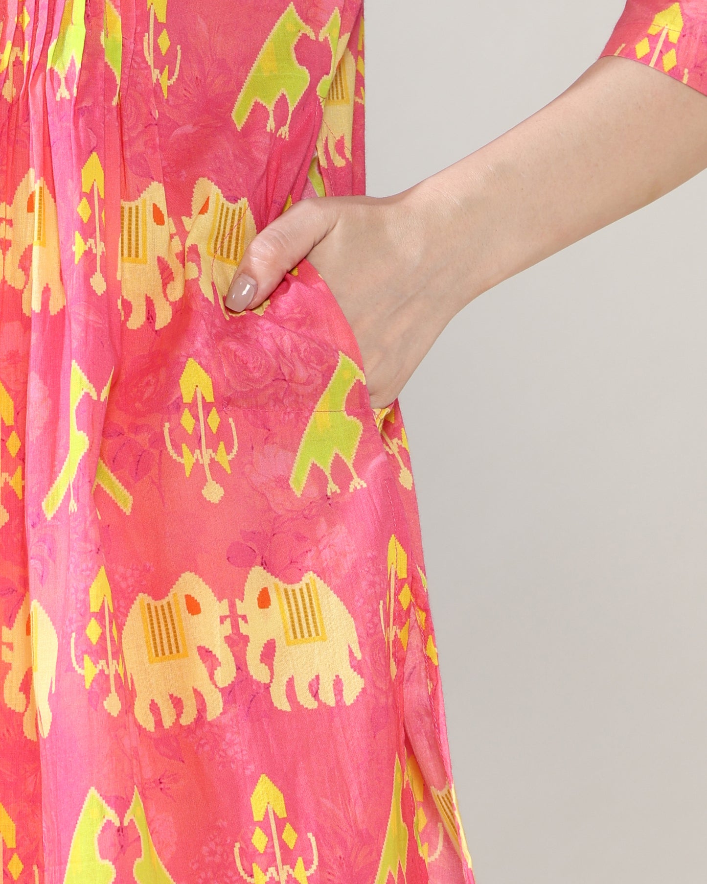 Pink neon Pure Cotton Suit Set of 2