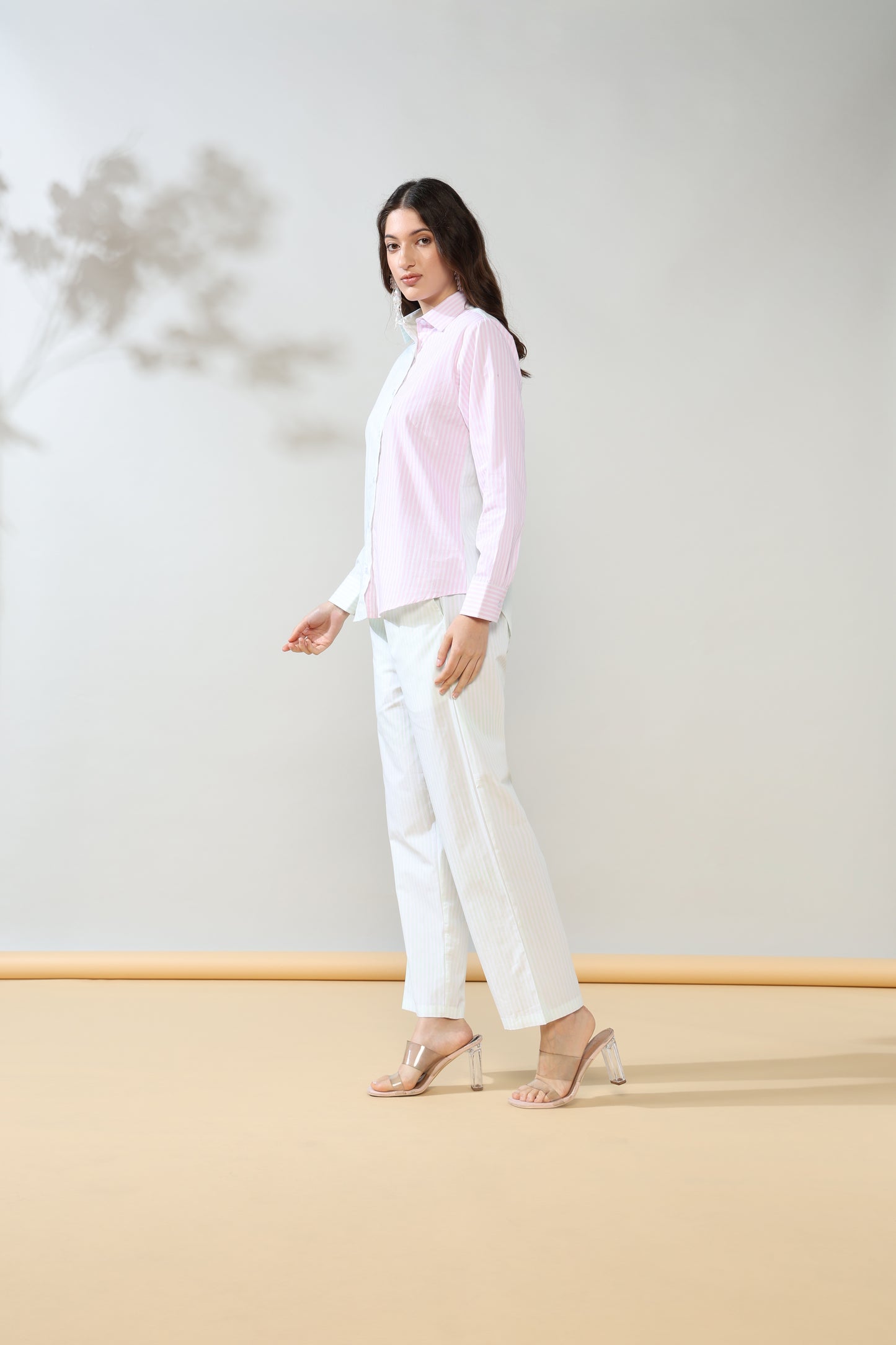 White Look Pure Poplin Cotton Coord Set of 2