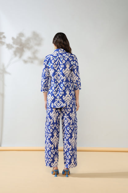 Blue dream Rayon Coord Set of 2