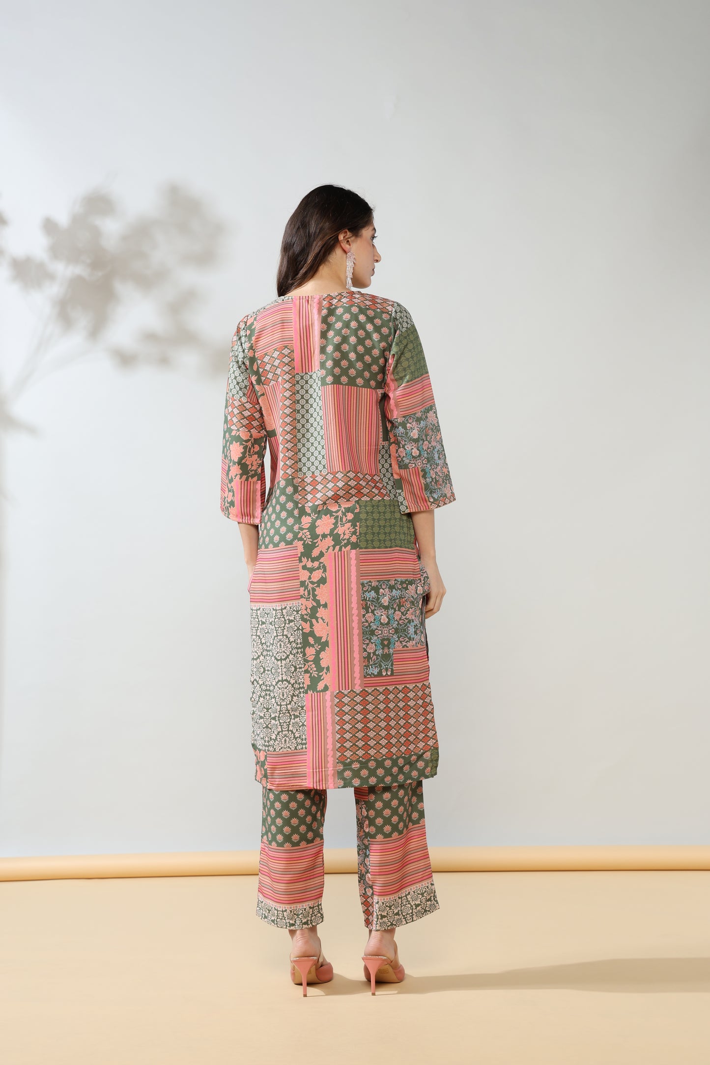 Green Grace Rayon Suit Set of 2