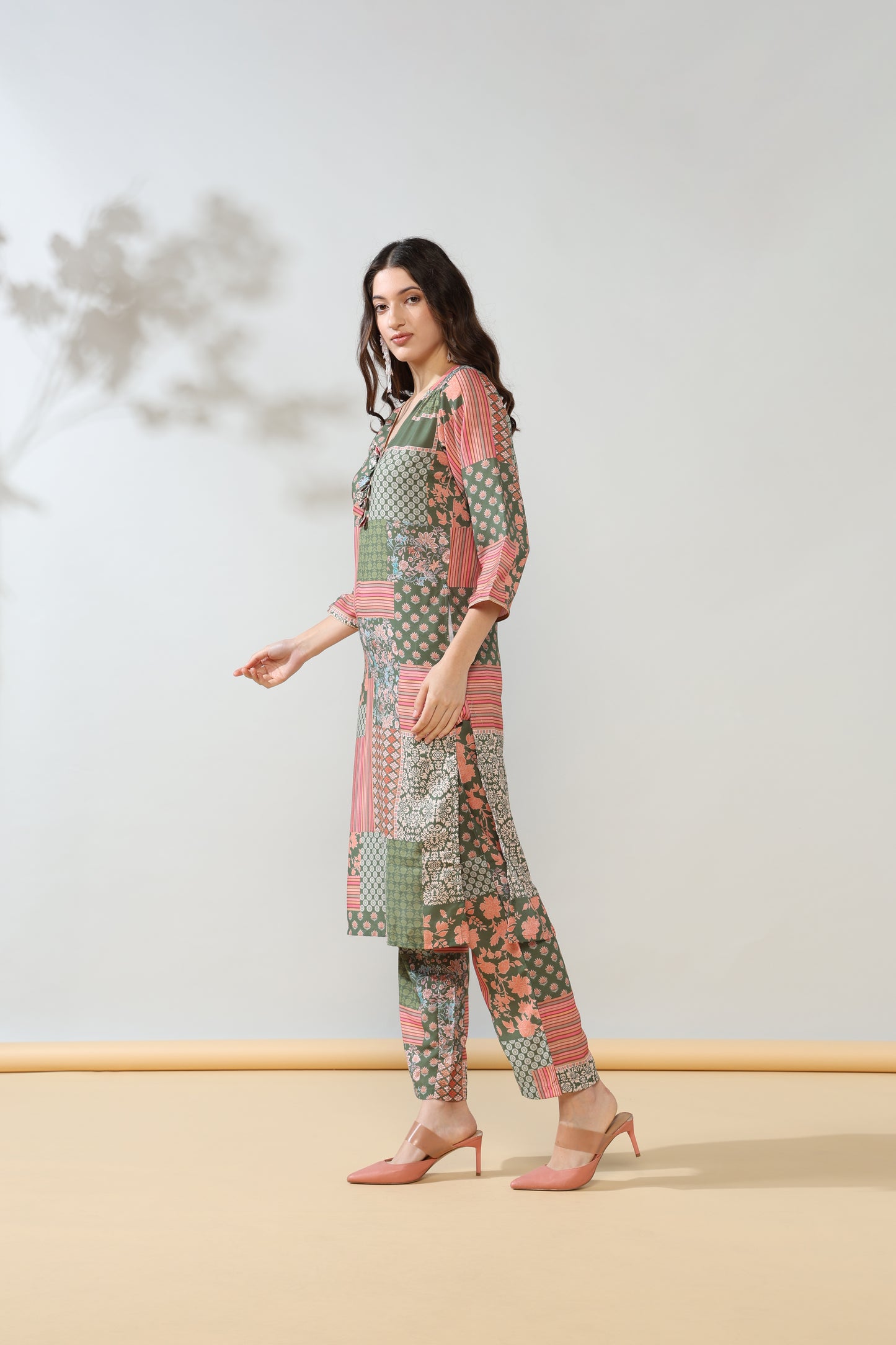 Green Grace Rayon Suit Set of 2