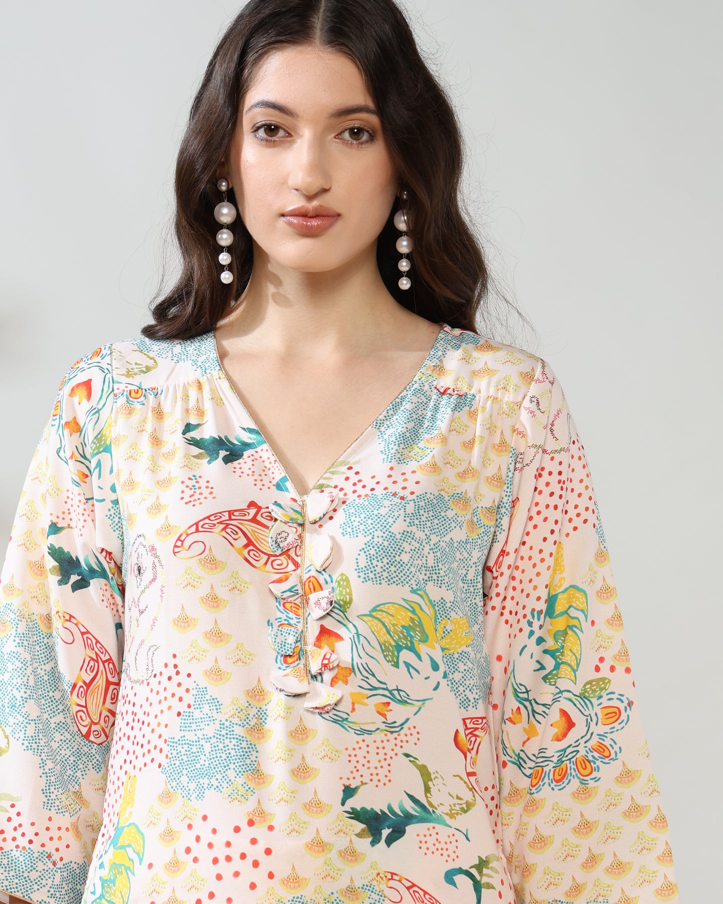 Eclectic Rayon Suit Set of 2