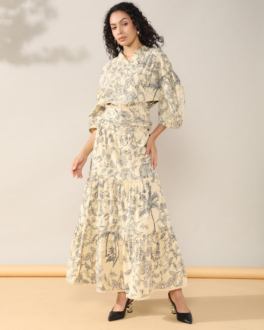 Elegant & Rich Cotton Poplin Co-ord Set