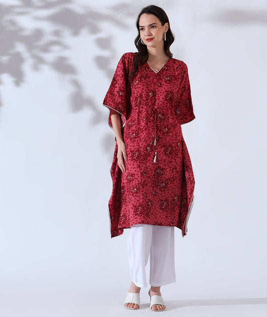 Graceful Drapes Kaftan Style Suit-Set of 2