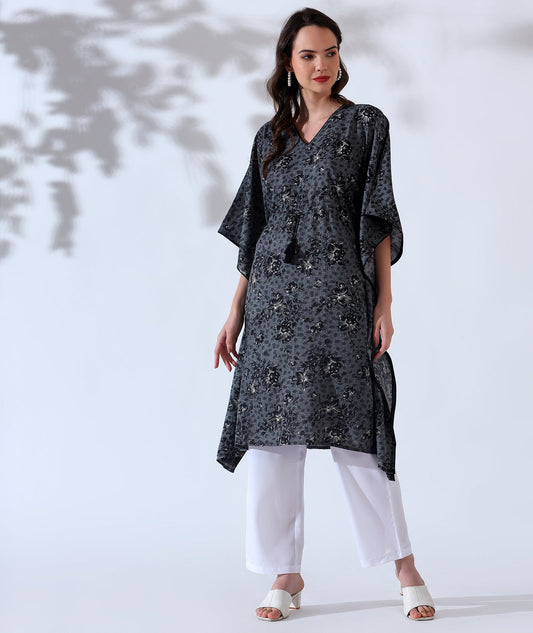 Quirky Drapery Kaftan Style Suit -Set of 2